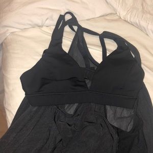 lulu lemon sports bra tank set